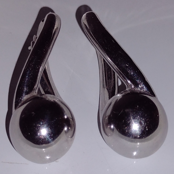 Patrick Mavros Fine London Luxury House Collection Sterling Silver Earrings 12mm - Picture 10 of 12